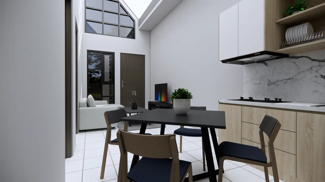 Ruang makan dan dapur Tipe Nayana